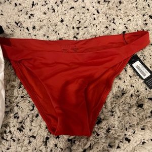 cuup bikini bottom lava size 4 large L